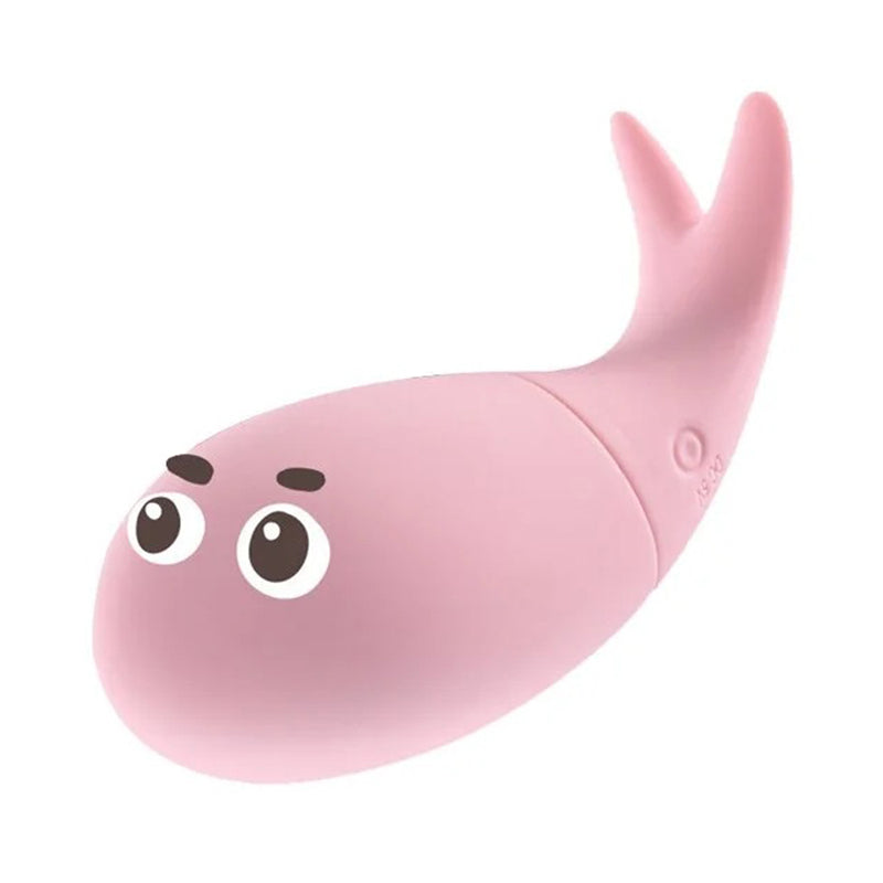 USB Rechargeable Mini Whale Clitoris Massager Vibrator for Women