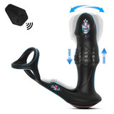 Wireless Remote Control Anal Vibrating Massager Dildo for Men