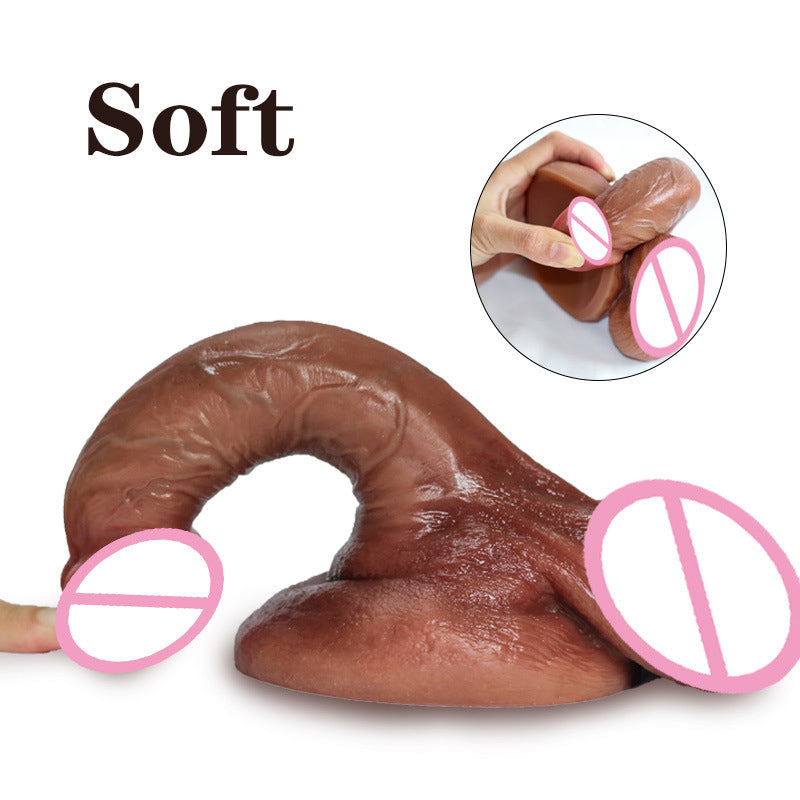 Female Silicone Super Soft Nude Dildos with Suction Cup