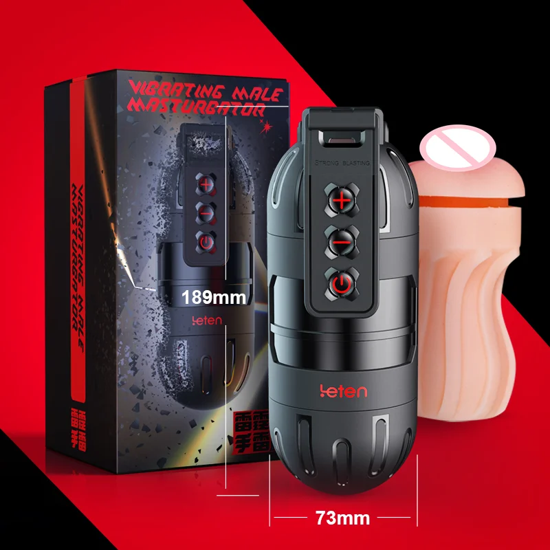 Male Grenade Vibration Masturbation Cup with APP Control