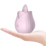 Rose Clitoral Vibrator With A Tongue For Women