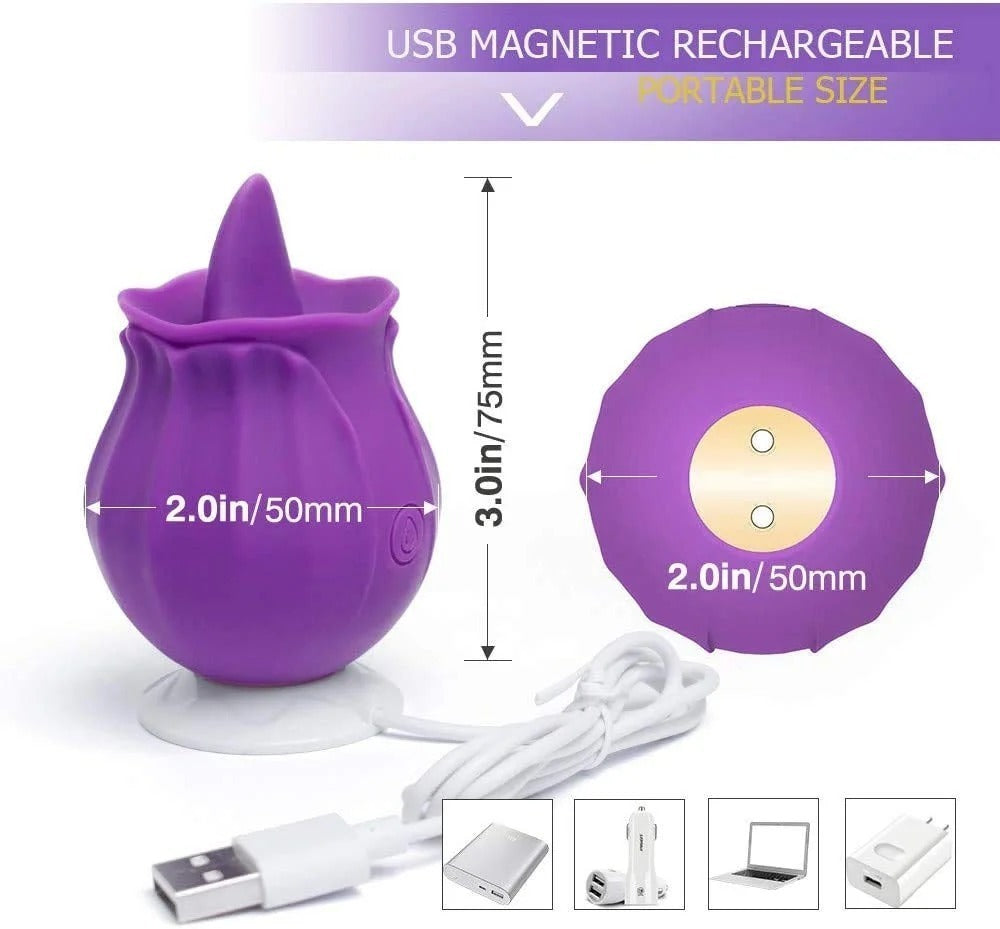 Rechargeable Rose Flower Toy