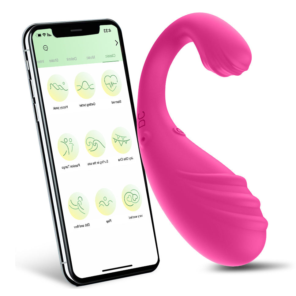 Female App Controlled Clitoral Stimulation Wearable Lush Vibrator