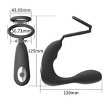 Men's Anal Plug Stimulation Vibrators with Penis Ring