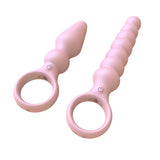 Light Pink Silicone Butt Plug Anal Vibrators