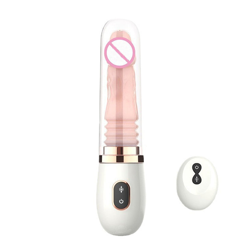 Large Vibrating Thrusting Dildo with Remote Control