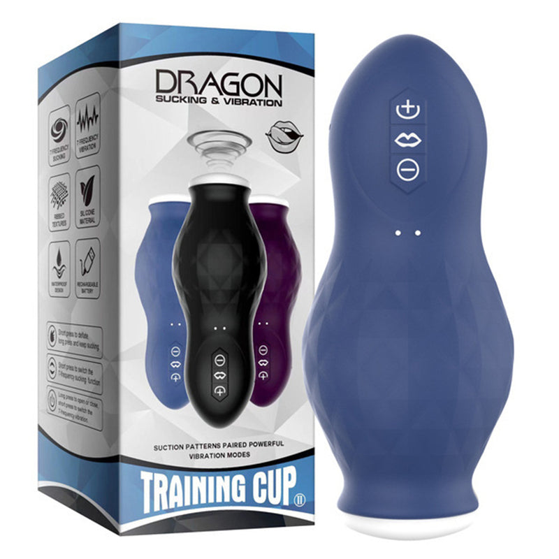 Men's Seven-Frequency Sucking & Seven-Frequency Vibration Masturbation Cup