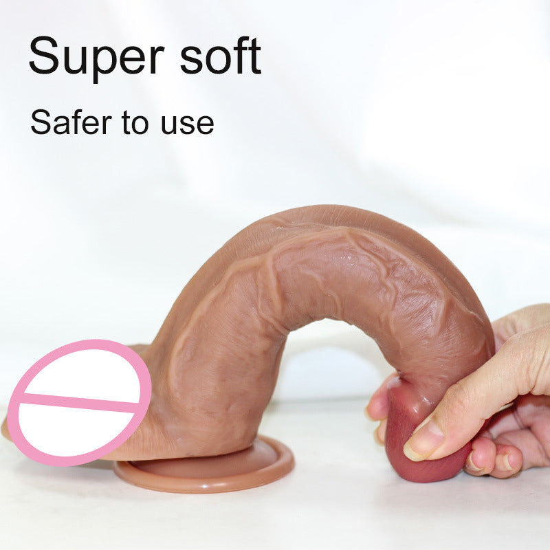 9 Inch Large Silicone Nude Realistic Dildo Female Sex Toy