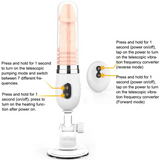 Large Vibrating Thrusting Dildo with Remote Control