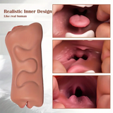 3D Realistic Tight Vaginal Oral Masturbation Pocket Pussy For Men