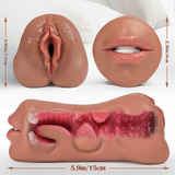 3D Realistic Tight Vaginal Oral Masturbation Pocket Pussy For Men