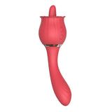 Rose Toys 3-in-1 Thrust Tongue Sucking Vibrator