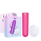 Female Mini Bullet and Egg Vibrator with Remote Control