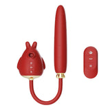 Rabbit Sucking Jumping Egg Vibrator with Remote Control