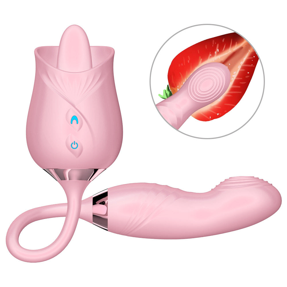 Women's Sex Squirting Toys Nipple Clit Stimulator Tongue Vibrators